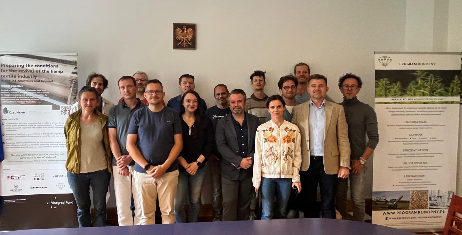 Členové projektu na setkání v Poznani.